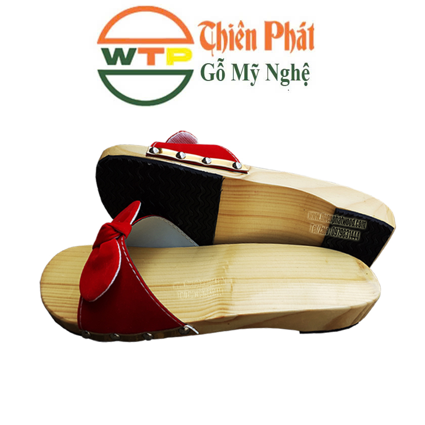 guốc gỗ truyền thông Việt Nam làm bằng gỗ thông