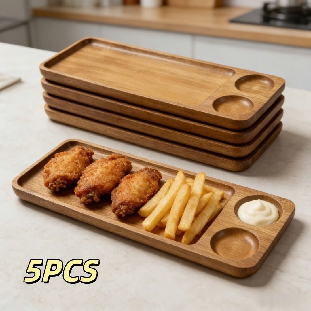 Khay gỗ tràm ghép được sử dụng phổ biến trong dụng cụ nhà bếp